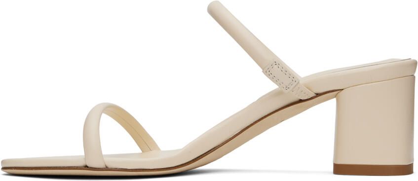 Aeyde Off-White Anni Heeled Sandals - Picture 4