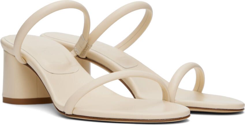 Aeyde Off-White Anni Heeled Sandals - Picture 2
