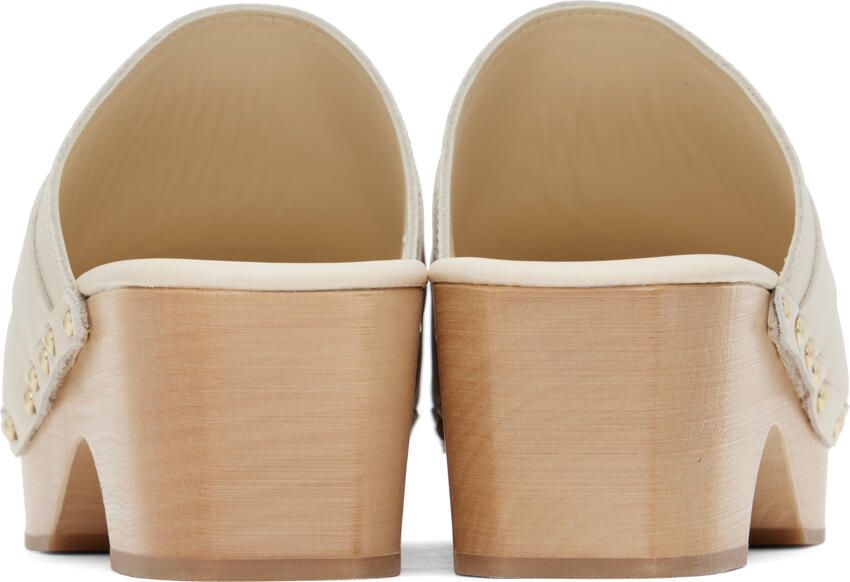 Aeyde Off-White Bibi Clogs