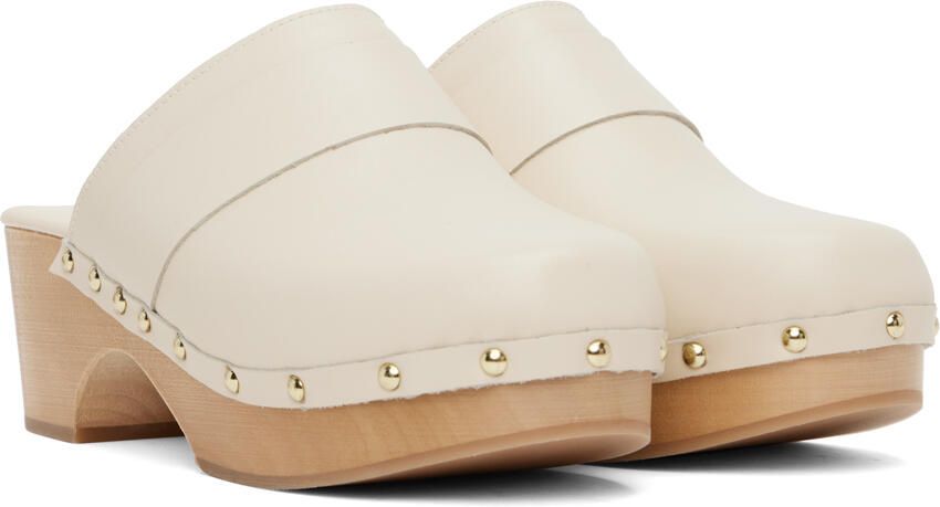 Aeyde Off-White Bibi Clogs - Picture 2