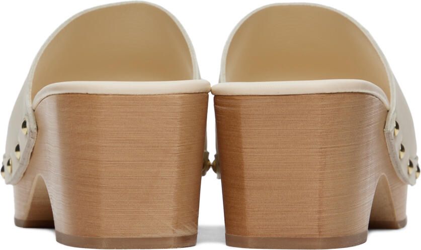 Aeyde Off-White Bobbie Clogs