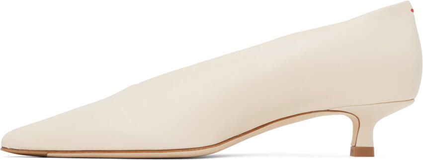 Aeyde Off-White Clara Heels - Picture 3