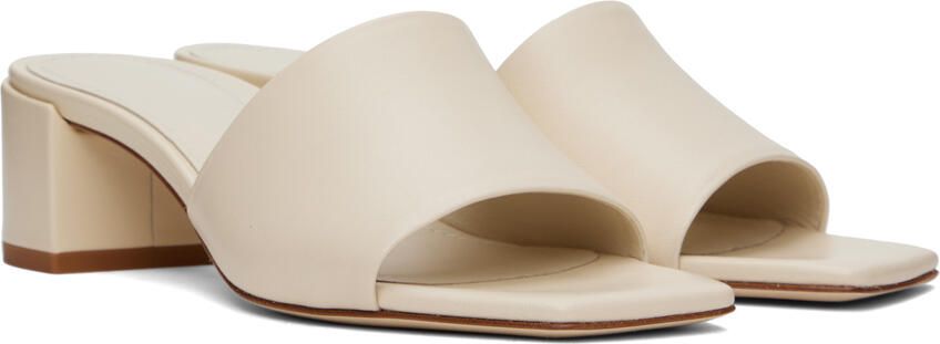 Aeyde Off-White Lissy Heeled Sandals - Picture 3