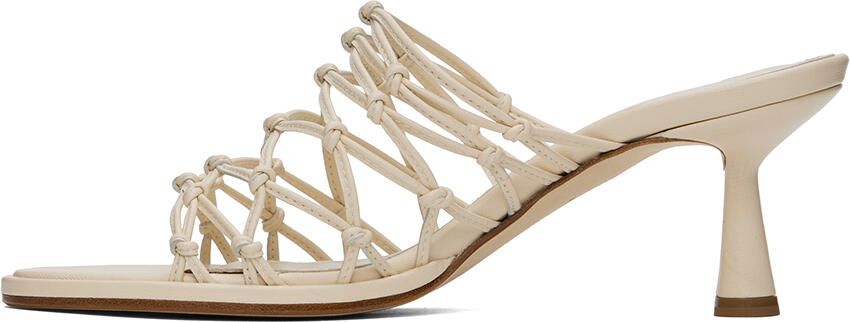 Aeyde Off-White Sibi Heeled Sandals - Picture 4