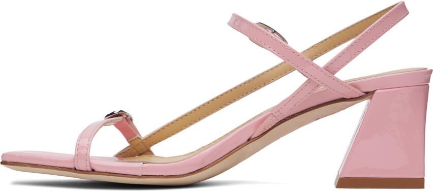 Aeyde Pink Greta Heeled Sandals - Picture 3