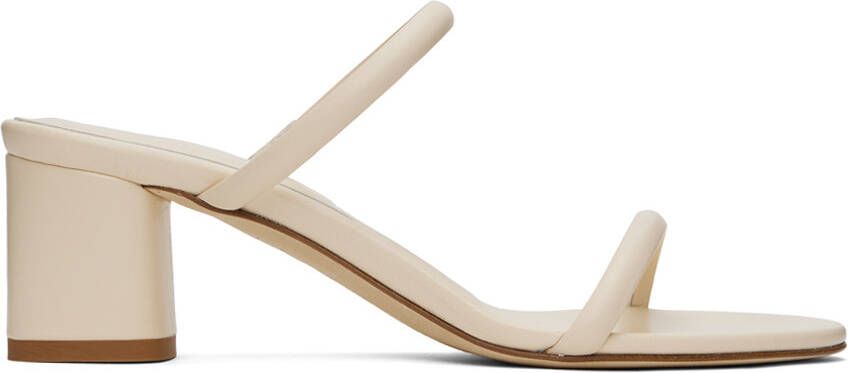 Aeyde Off-White Anni Heeled Sandals