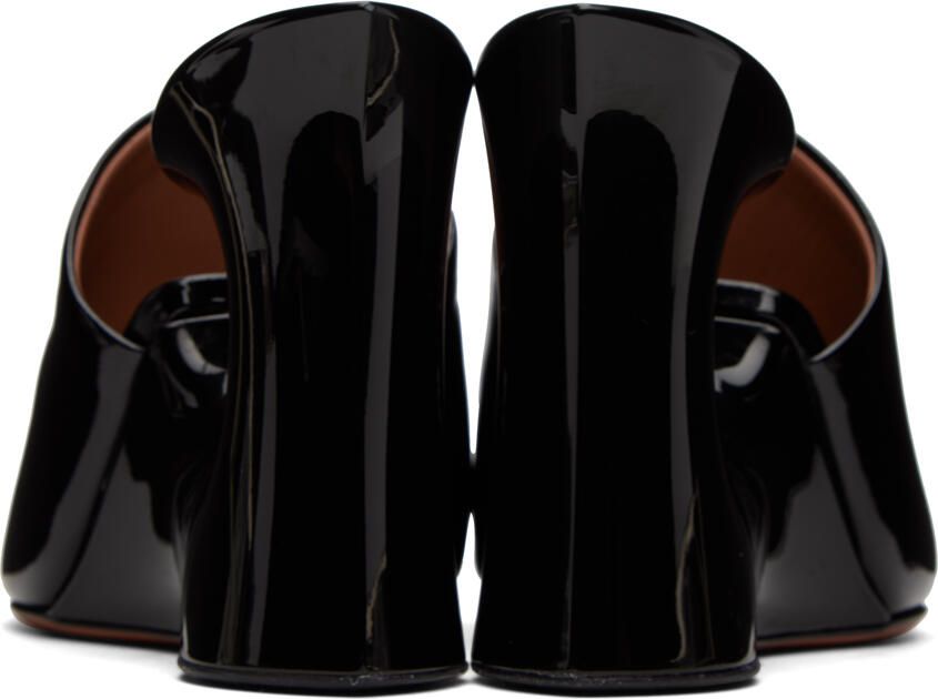 ALAÏA Black Calfskin Sculpture Heeled Sandals - Picture 1