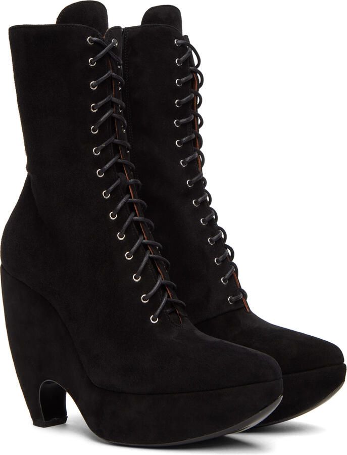 ALAÏA Black Plexi Boots - Picture 1