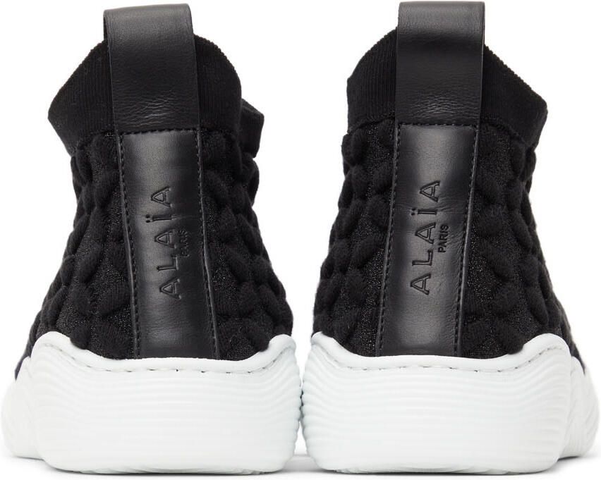 ALAÏA Black Sock Sneaker - Picture 2