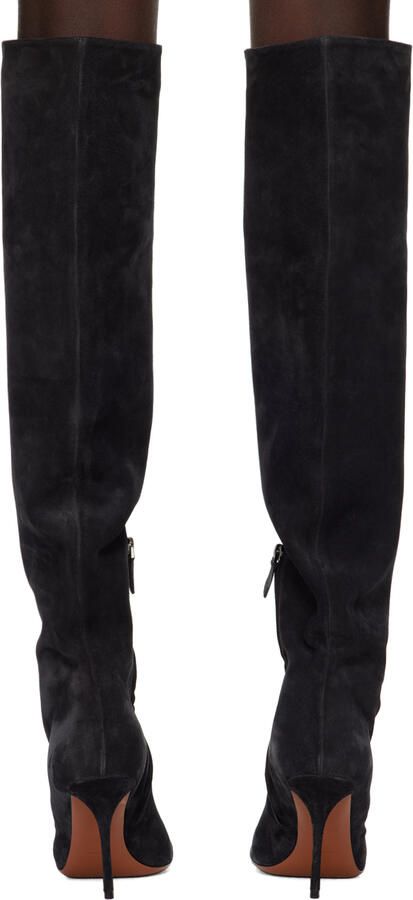 ALAÏA Blue Fluide Boots - Picture 1