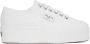ALAÏA White Superga Edition Platform Sneakers - Thumbnail 1