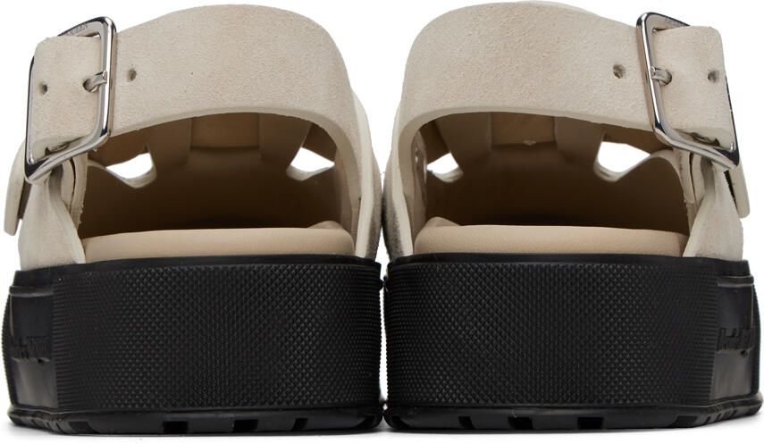 Alexander McQueen Beige Mount Slick Sandals