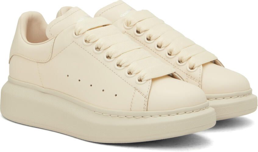 Alexander McQueen Beige Oversized Sneakers - Picture 2