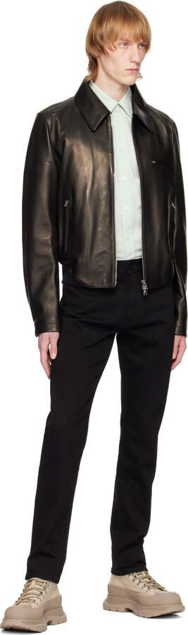 Alexander McQueen Beige Tread Slick Boots - Picture 4