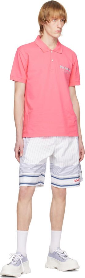 Alexander McQueen Black & Blue Low Boxer Dog Sneakers - Picture 4