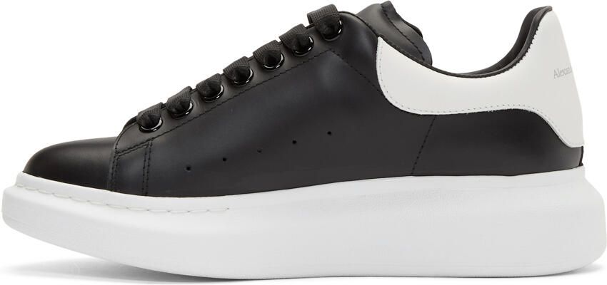 Alexander McQueen Black & White Oversized Sneakers - Picture 2