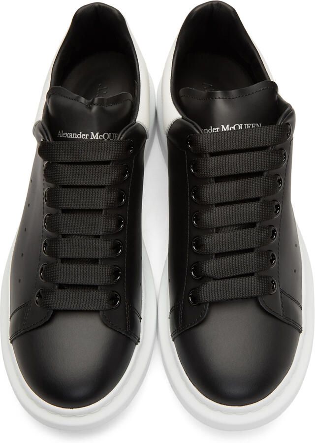 Alexander McQueen Black & White Oversized Sneakers