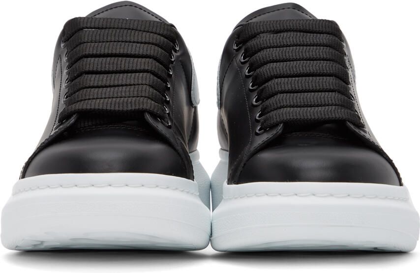 Alexander McQueen Black & White Oversized Sneakers - Picture 5