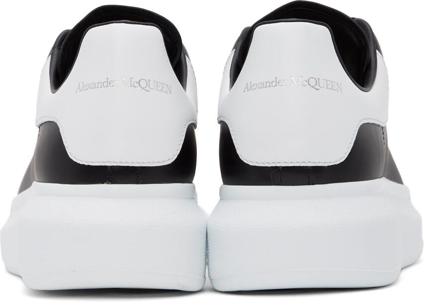 Alexander McQueen Black & White Oversized Sneakers - Picture 2