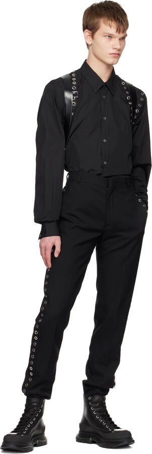 Alexander McQueen Black Boxer Dog Sneakers - Picture 4