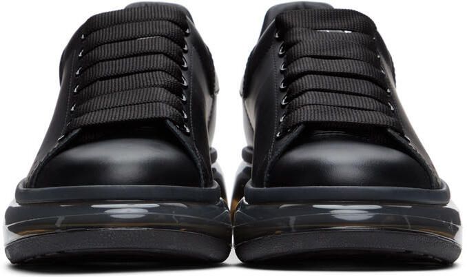Alexander McQueen Black Clear Sole Oversized Sneakers - Picture 3