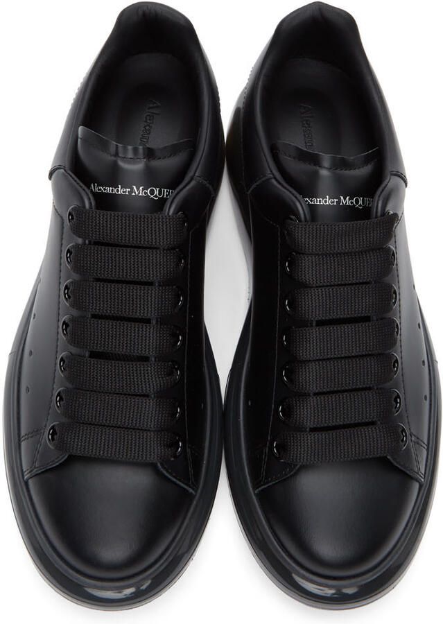 Alexander McQueen Black Clear Sole Oversized Sneakers