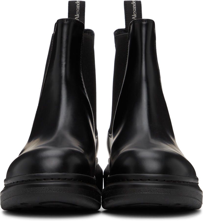 Alexander McQueen Black Hybrid Chelsea Boots