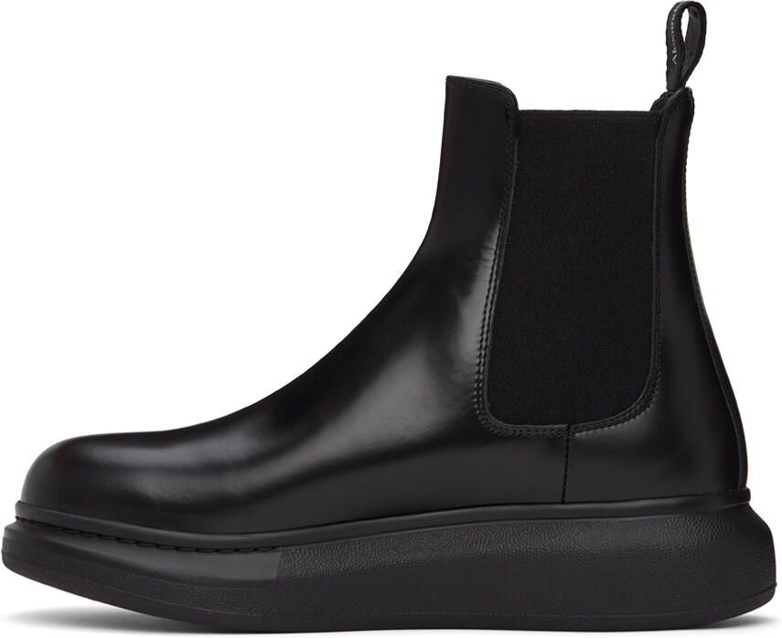 Alexander McQueen Black Hybrid Chelsea Boots - Picture 3