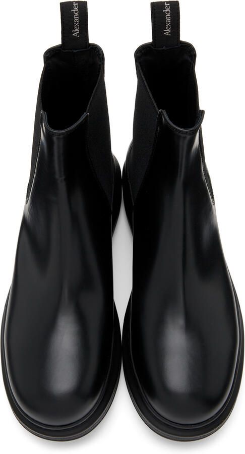 Alexander McQueen Black Hybrid Chelsea Boots - Picture 4