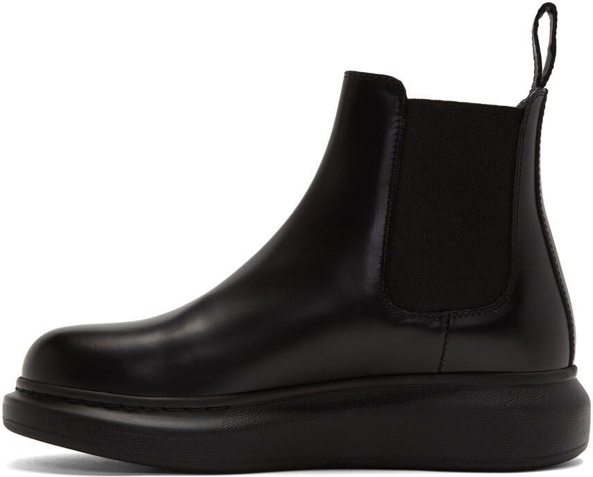 Alexander McQueen Black Hybrid Chelsea Boots