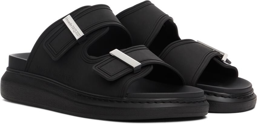 Alexander McQueen Black Hybrid Sandals - Picture 2