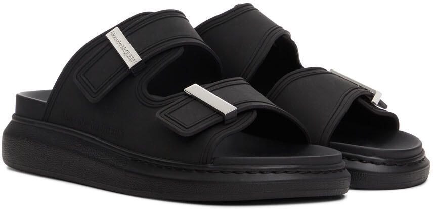 Alexander McQueen Black Hybrid Sandals - Picture 2