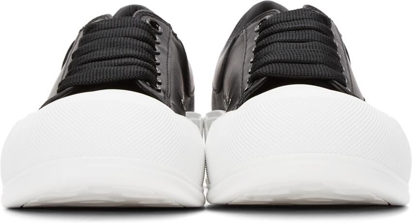 Alexander McQueen Black Joey Sneakers - Picture 3
