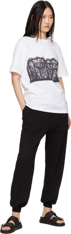 Alexander McQueen Black Oversized Hybrid Slides - Picture 4