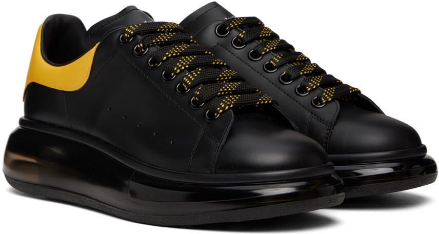 Alexander McQueen Black Oversized Sneakers - Picture 2