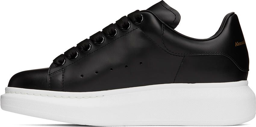 Alexander McQueen Black Oversized Sneakers - Picture 3