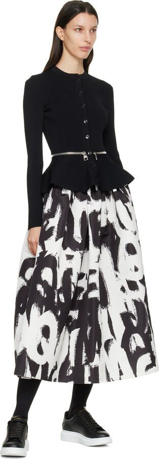 Alexander McQueen Black Oversized Sneakers - Picture 4