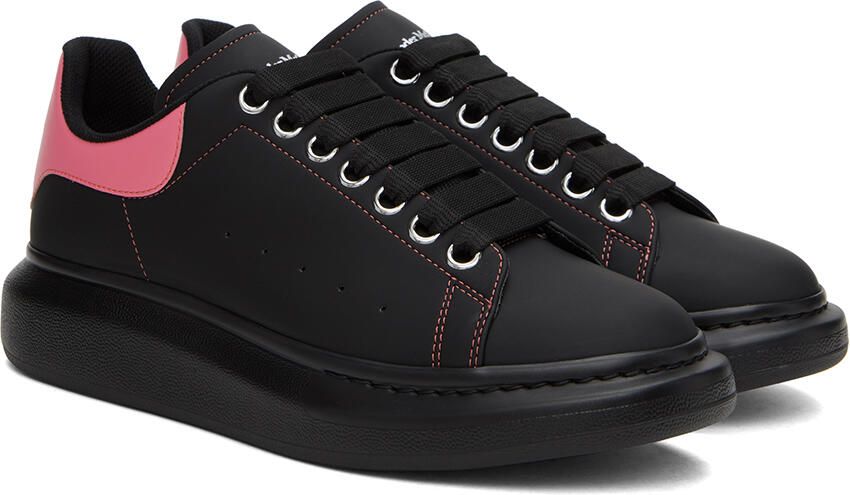 Alexander McQueen Black Oversized Sneakers - Picture 2