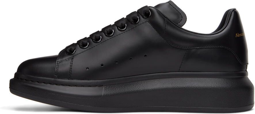Alexander McQueen Black Oversized Sneakers - Picture 2