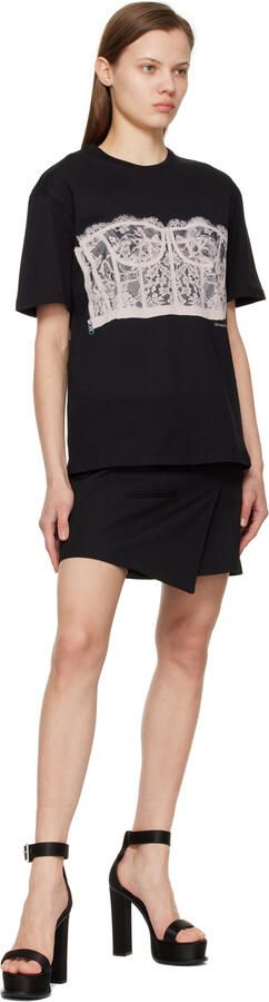 Alexander McQueen Black Platform Heeled Sandals - Picture 4