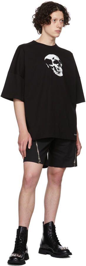 Alexander McQueen Black Punk Stud Lace-Up Boots - Picture 4