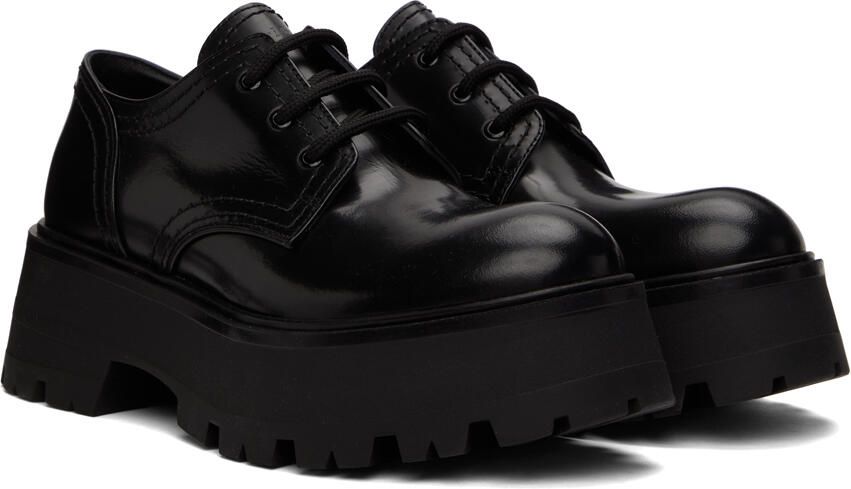 Alexander McQueen Black Rave Oxfords - Picture 2
