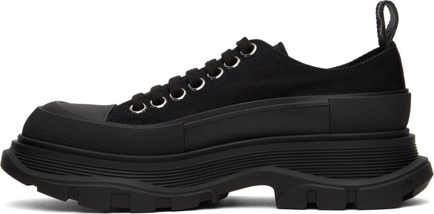 Alexander McQueen Black Slick Sneakers - Picture 3