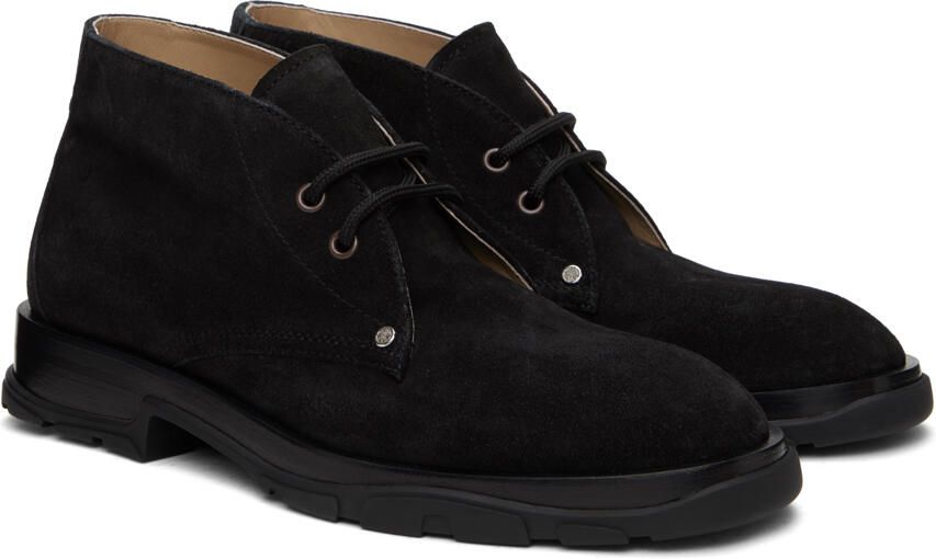 Alexander McQueen Black Suede Desert Boots - Picture 2