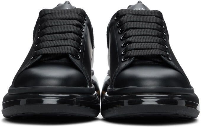 Alexander McQueen Black Transparent Sole Oversized Sneakers - Picture 2
