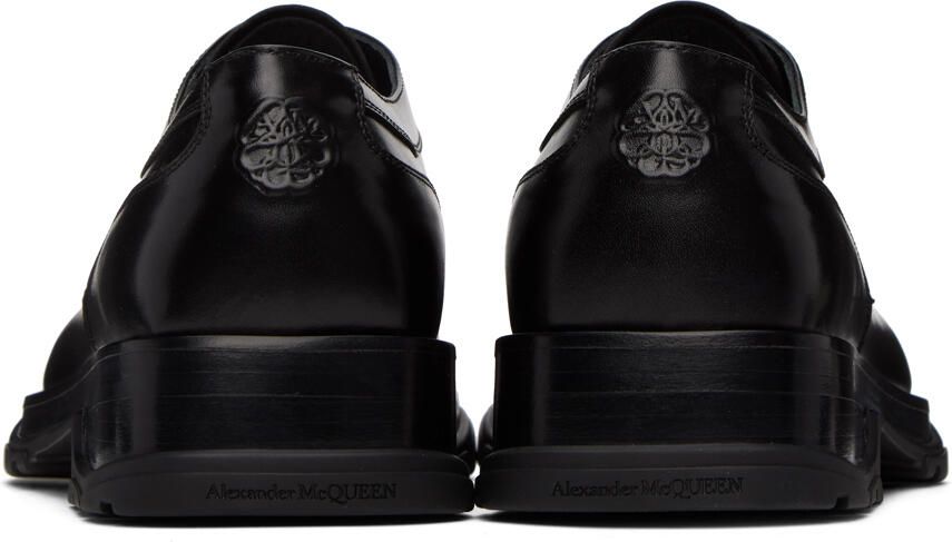 Alexander McQueen Black Tread Derbys