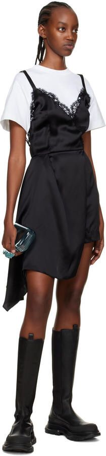 Alexander McQueen Black Tread Slick Boots - Picture 4