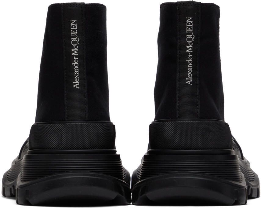 Alexander McQueen Black Tread Slick High Sneakers - Picture 5