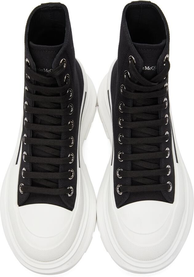 Alexander McQueen Black Tread Slick High Sneakers - Picture 2