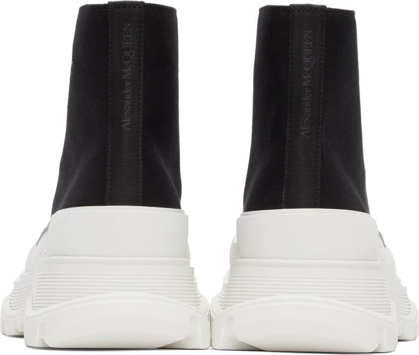 Alexander McQueen Black Tread Slick High Sneakers